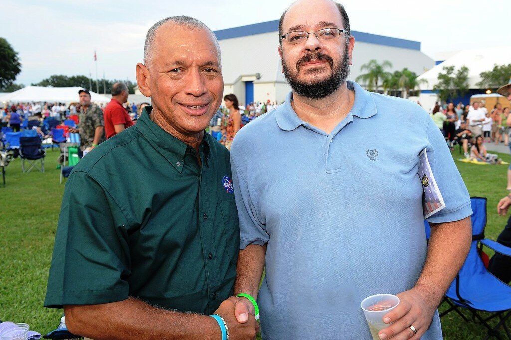 Rocketman and Charlie Bolden